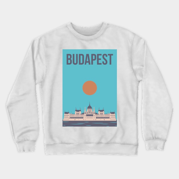 Budapest Castle Crewneck Sweatshirt by deadright